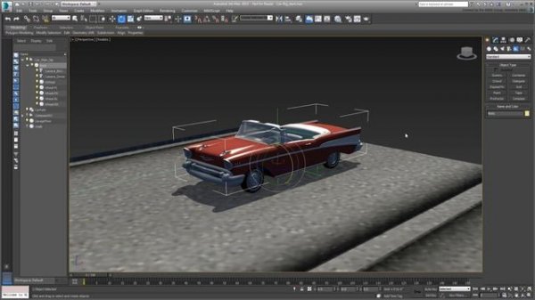 3ds Max Animating a Car Path - Part 01 - Introduction