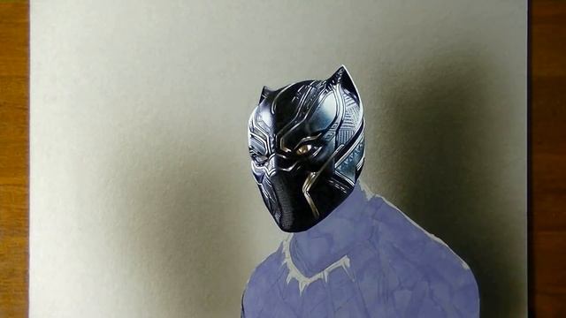 Black Panther Drawing from Marvel Movie смотреть онлайн