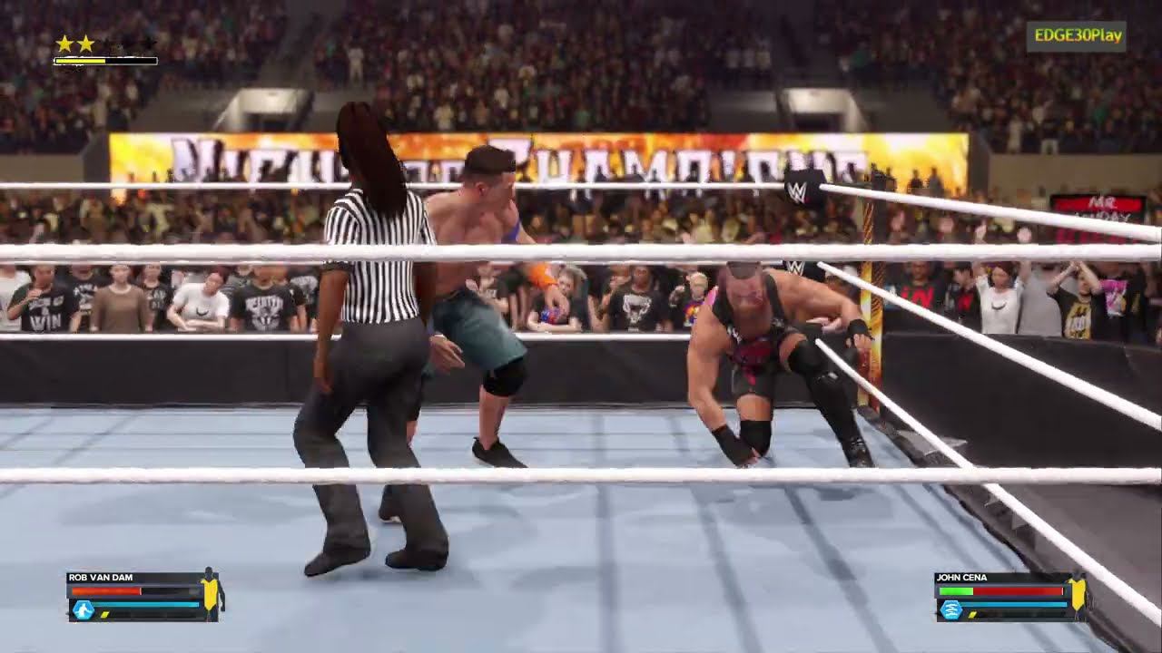 WWE2K24 Rob Van Dam vs John Cena смотреть онлайн