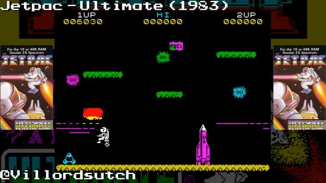 Jetpac on the ZX Spectrum from Ultimate (1983) смотреть онлайн
