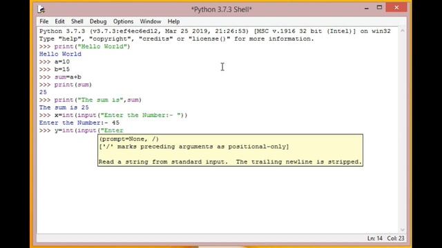 Python functions: print(), input(), int() and float() смотреть онлайн