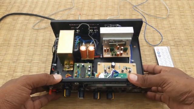 TDA2050 IC Stereo Amplifier with Pagaria USB Audio Player and SAMCON Sony IC FM Receiver Board смотреть онлайн