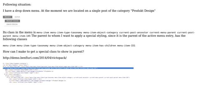 Adding class to the parent of current-post-ancestor / current-menu-parent / current-post-parent смотреть онлайн