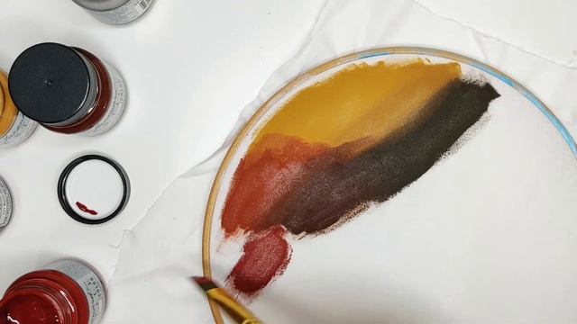 Testing: Jacquard Textile Earth Tones 8 color set fabric paints смотреть онлайн