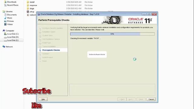 Part - 1.1 Oracle 11g Installation DB смотреть онлайн