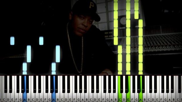 Dr. Dre - Still D.R.E. Piano Tutorial EASY (Sheet Music + midi)