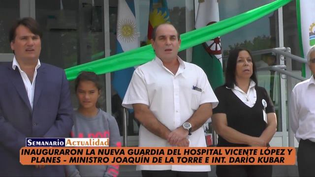 Inauguraron la nueva guardia del hospital Vicente López y Planes Joaquín de la Torre y Darío Kuba смотреть онлайн