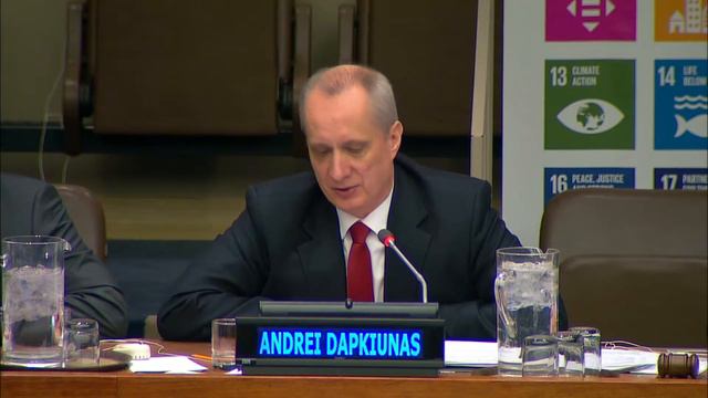 Выступление А.Дапкюнаса на панельной дискуссии по приоритетной теме 57-й сессии КСР смотреть онлайн