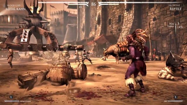 Mortal Kombat X: New Corrupted Kahn & Terminator Reptile Skins/Costumes Gameplay! (PC Mod Showcase) смотреть онлайн