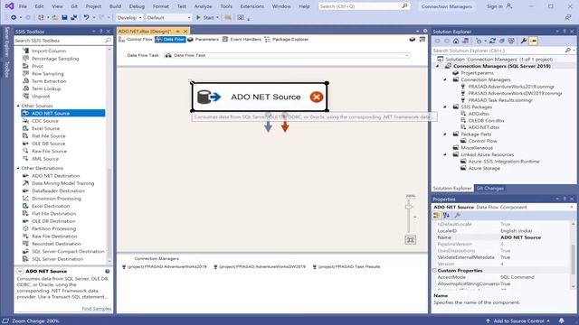 SSIS Tutorial | ADO NET Connection Manager смотреть онлайн