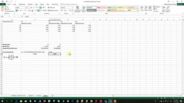 How to calculate uncertainty with excel!! HD смотреть онлайн