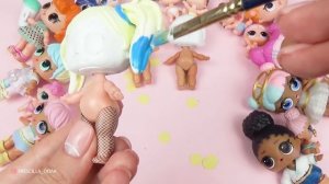 КУКЛА ЛОЛ Харли Квинн как из фильма и мультика - Кастом куклы ЛОЛ сюрприз в Шаре | LOL Surprise DIY