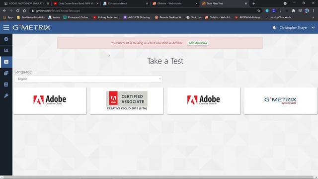 Taking Adobe Photoshop CC Simulation Test 1 смотреть онлайн
