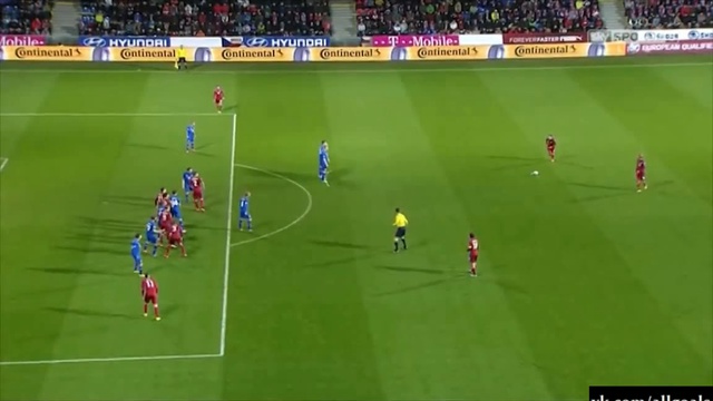 Чехия 2-1 Исландия / Обзор / Голы / 16.11.2014 [HD 720p]