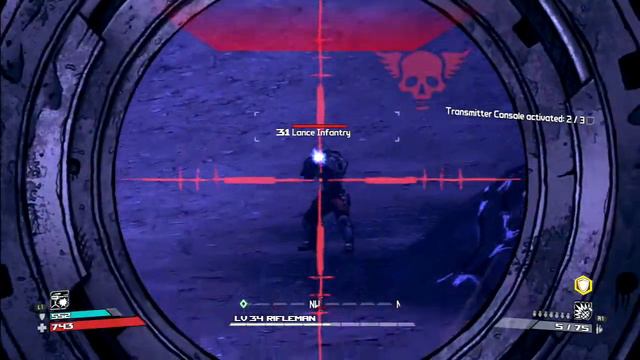 Borderlands Level 36 Soldier Crimson Flatness & The Vault & The Destroyer Part9