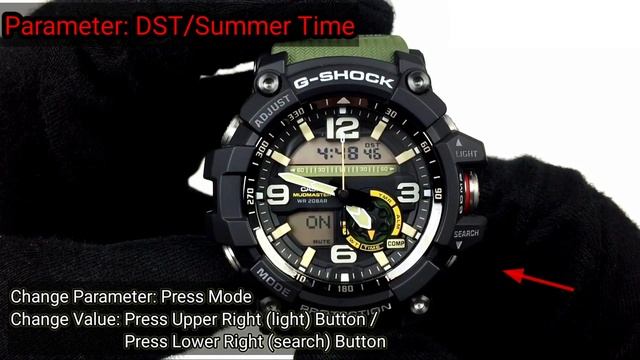 G Shock GG 1000 Mudmaster Set Time & Date | G Shock Module 5476 Time Adjust (Manual) смотреть онлайн