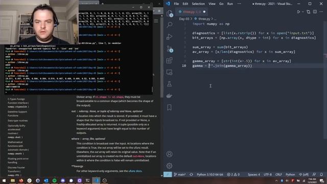 Advent of Code 2021 - Day 3 смотреть онлайн
