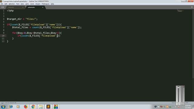 PHP Implementation : Multiple File Upload смотреть онлайн