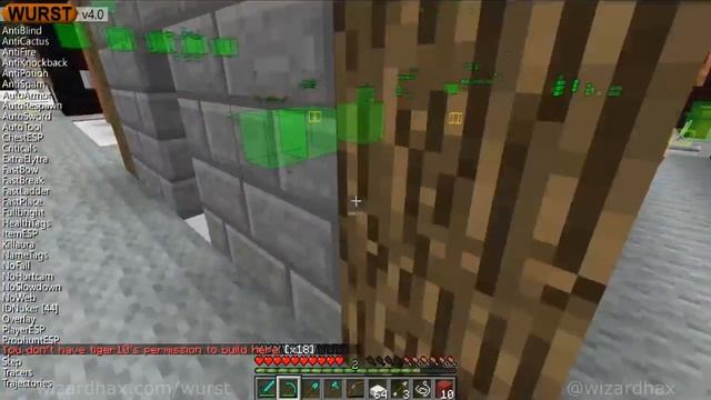 Minecraft - 1.10.x WURST (v4) Minecraft 1.10 Hacked Client - WiZARD HAX смотреть онлайн