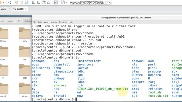 Learn Oracle database on Linux OS Tutorial 04 Install Oracle on centos 7 Part II смотреть онлайн