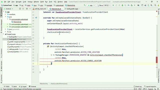 Get Location In Android Studio|Получить текущее местоположение в Android|Androida Lokatsiya Olish