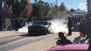 Эдит Додж Челленджер бернаут