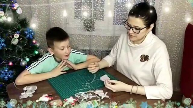 Мастер-класс "Новогодняя игрушка Ёлочка" смотреть онлайн