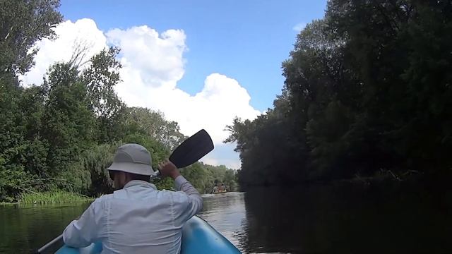 Сплав на надувном каяке по реке Псел \ VLOG смотреть онлайн