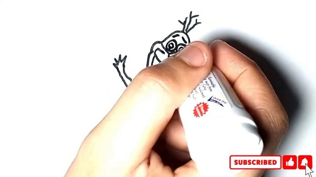 How to draw Olaf for kids / Bolalar uchun olaf rasm chizish смотреть онлайн