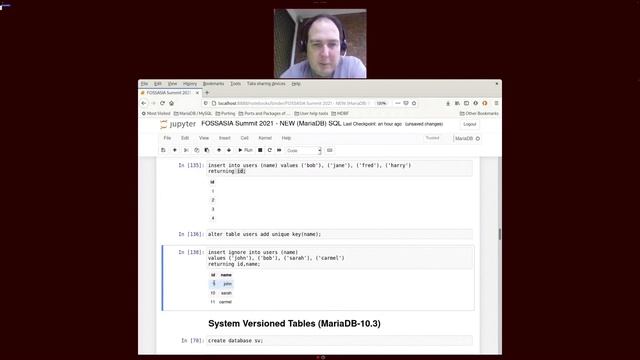 NEW (MariaDB) SQL - Practical Examples of Modern SQL to solve harder problems - Daniel Black смотреть онлайн