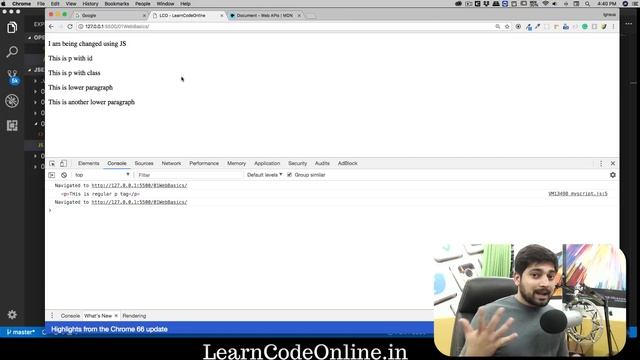 Changing all texts using javascript смотреть онлайн