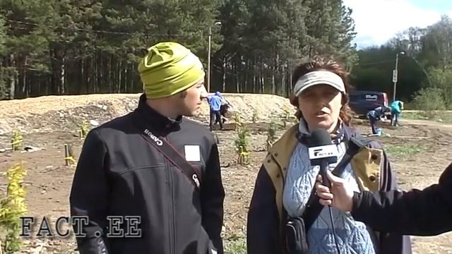 На Ореховой горке, было посажено более 100 деревьев смотреть онлайн