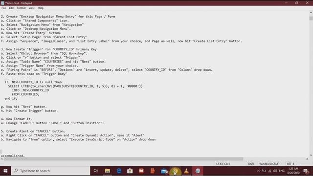 Oracle APEX 20.1 | Create Setup Page | Form [COUNTRIES] смотреть онлайн