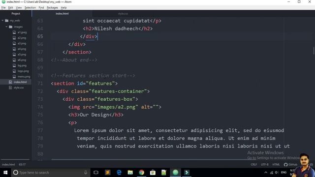 Smooth Scrolling Effect in 5minutes using html css javascript смотреть онлайн