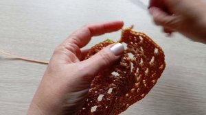 Такие салфетки понравятся всем! Круглая салфетка крючком из полиэфирного шнура