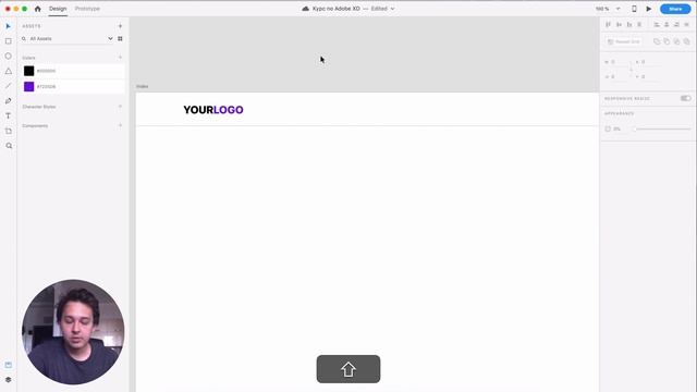 Уроки Adobe XD. Лекция 2. Сетка, текст и изображения.