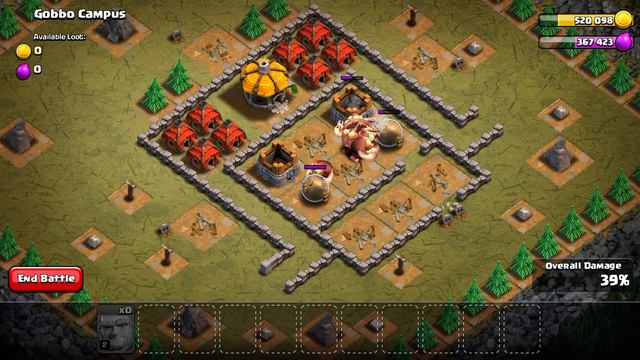 Gobbo Campus - How to Defeat the Goblin Map at Town Hall 5 - Easily 3 Star / Clash of Clans смотреть онлайн