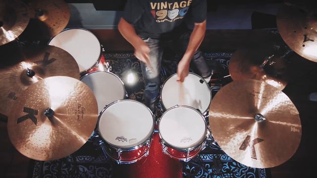 Grand Funk Railroad - We're An American Band (Drum Cover) смотреть онлайн