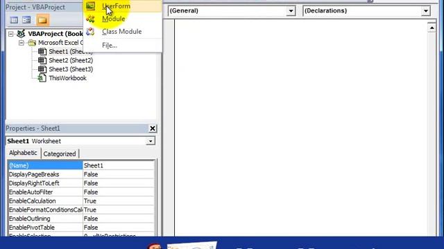 Excel 2010 - Overview of Visual Basic Editor - MacroMountain.com смотреть онлайн