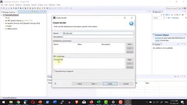 Apache Tomcat - JSP - Servlet - Eclipse Introduction First Servlet - Video 11 смотреть онлайн