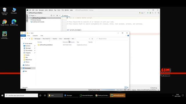 0.2-Instalacion IDE PyCharm con Anaconda смотреть онлайн