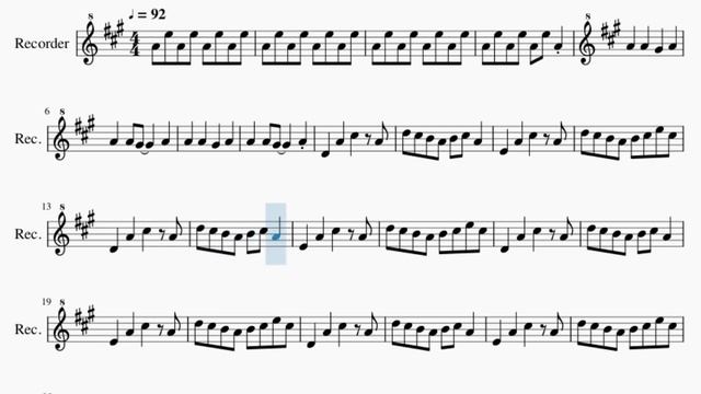 Recorder Sheet Music: How to play Main Theme (Outer Wilds) by Andrew Prahlow смотреть онлайн