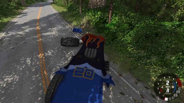 FailRace Play BeamNG Drive Mods Annihilator Dragster