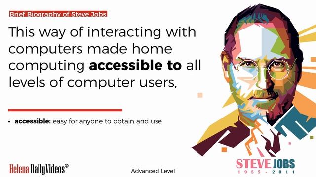 Advanced English Listening & Vocabulary with Famous People: Steve Jobs смотреть онлайн