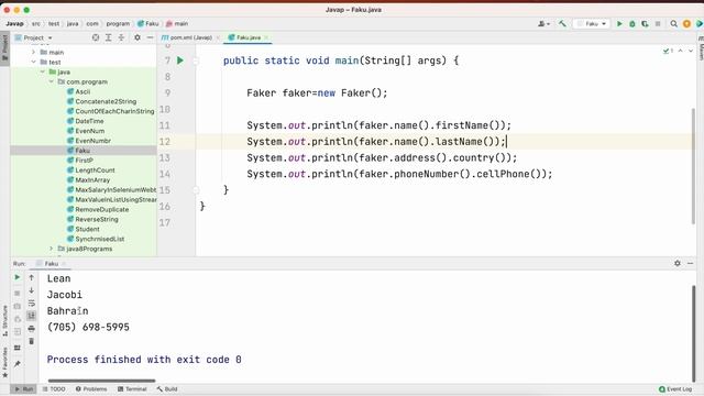 Faker class In Java | Random Data Generator | Test Data Generator | Selenium смотреть онлайн