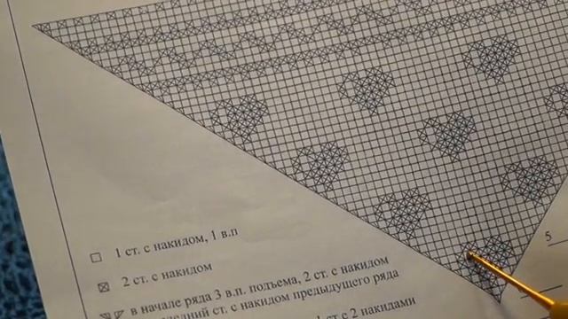 ПЛАТОК в Церковь, Филейное вязание КРЮЧКОМ,crochet shawl (Шаль № 171) смотреть онлайн