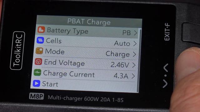 До 8S Lipo, мощная и небольшая зарядка ToolkitRC M8P 600W 20A.