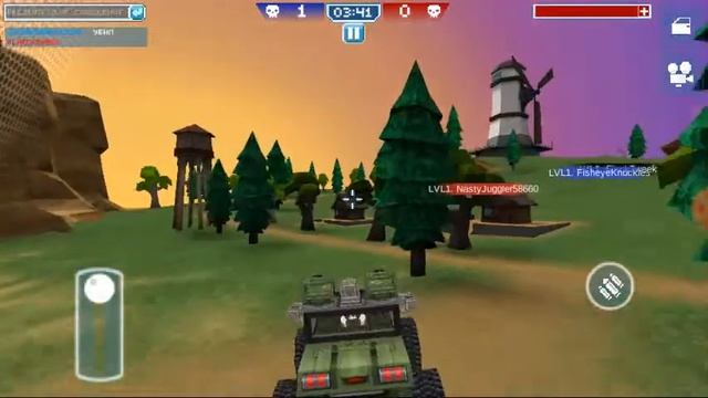 обзор игры Blocky cars online #1 смотреть онлайн