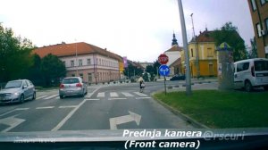 Auto Kamera s 3 leće (Dash Cam Three Way Camera) 1080P _ Black Box traffic recorder
