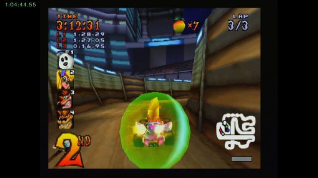 Crash Team Racing (1999) PS1 Speedrun Any% Skipless 2:09:25 смотреть онлайн